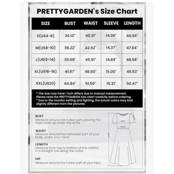 NEW Short Sleeve Bow Tie V Neck Ruffle Midi Flowy Dress L - Picture 4 of 7